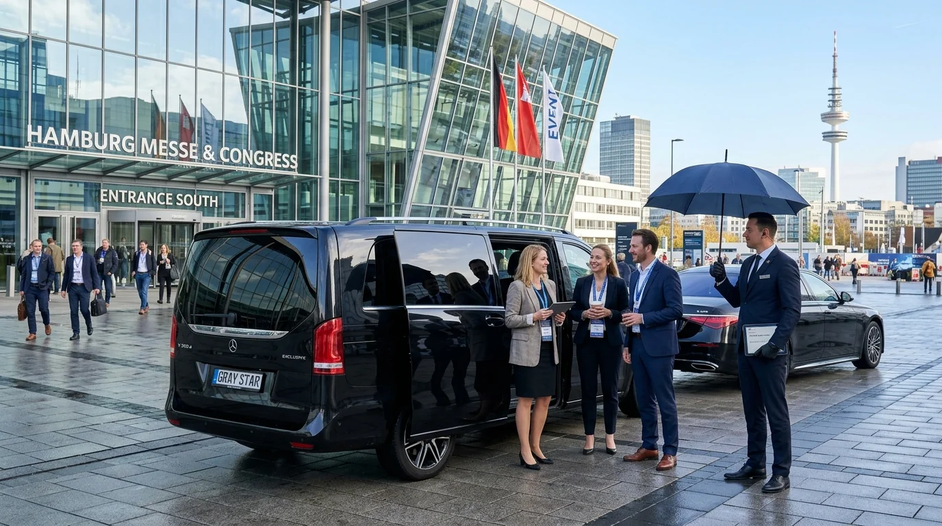 Messe Hamburg souverän meistern: Perfekte Limousinen- & Chauffeur-Logistik