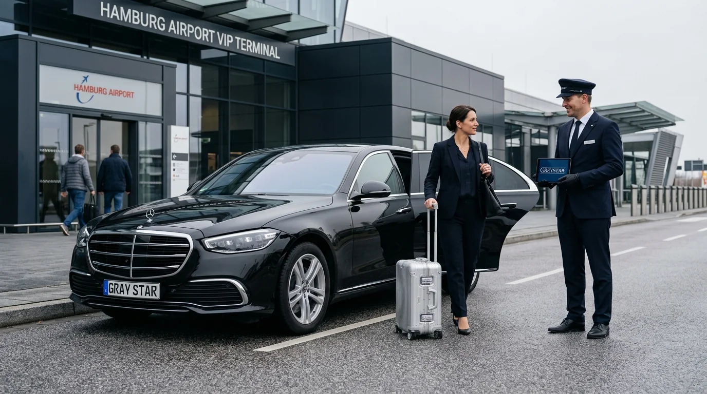 Der umfassende VIP-Guide für Chauffeur- & Flughafentransfers am Flughafen Hamburg (HAM)